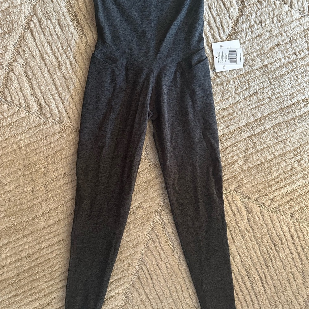 Beyond the Bump Beyond Yoga Black/Dark Gray Maternity Leggings